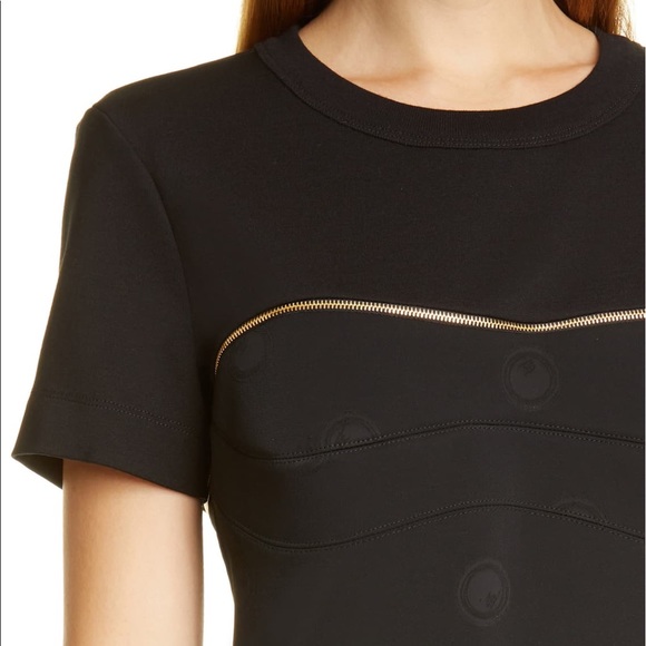 Brandon Maxwell zip bodice silk sheath sz2 - Picture 4 of 11